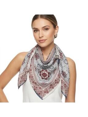 Vince Camuto Medallion Lite Oblong Scarf 18"x68”
